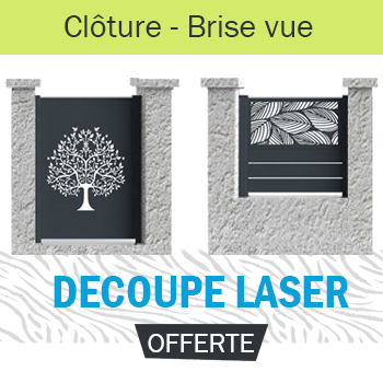 découpe laser offertes pour vos clôtures et brise vue