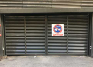 portail industriel battant acier